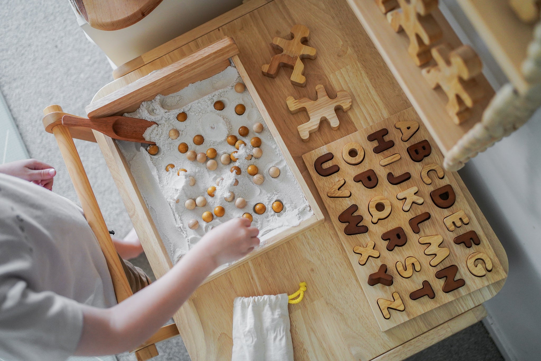 QToys Natural Capital Letter Puzzle | Children of the Wild