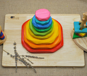 Qtoys Coloured Stacking Stones