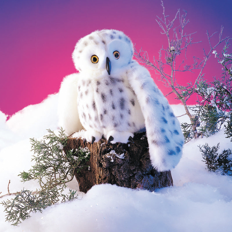 Folkmanis Snowy Owl Puppet | Children of the Wild