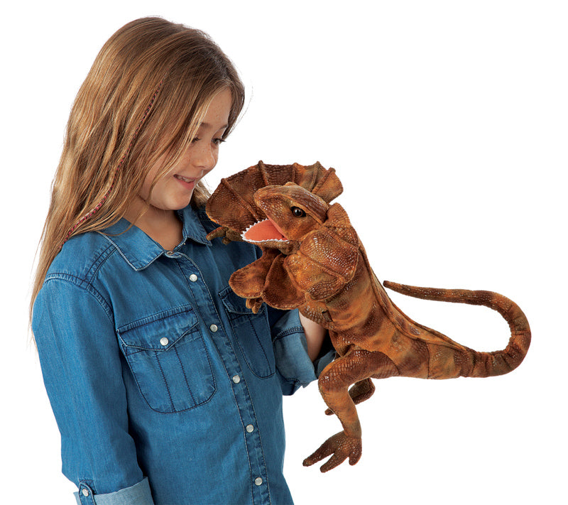 Folkmanis Frilled Lizard Puppet | Children of the Wild