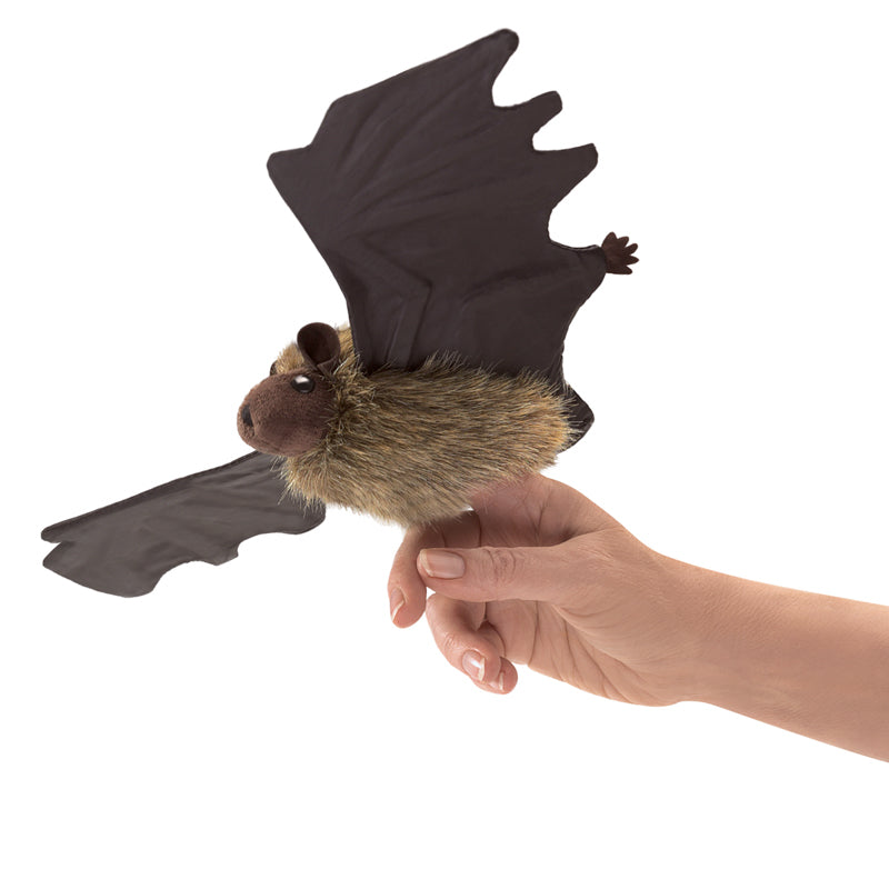 Folkmanis Little Brown Bat Puppet | Children of the Wild