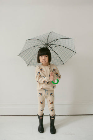 Fin and Vince Ribbed Knit Pants - Sand Umbrella | 40% OFF SALE | Children of the Wild