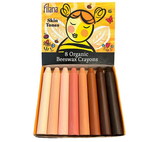 Filana Beeswax Crayons | Skin Tones Sticks 8 | Children of the Wild