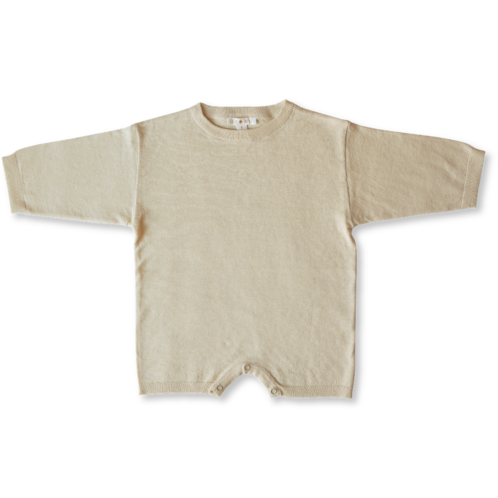 Grown Hemp Oversized Playsuit in Lemonade | 30% OFF | Children of the Wild