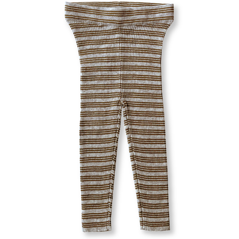 Grown Shop Ribbed Essential Leggings in Mocha Marle | 30% OFF | Children of the Wild