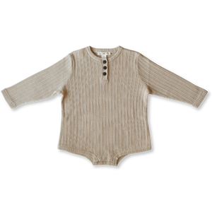 Grown Ribbed Button Bodysuit in Natural | 30% OFF | 1Children of the Wild