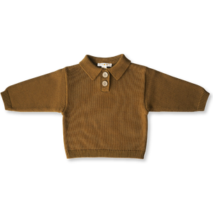 Grown Button Up Pull Over in Moss | 30% OFF | Children of the Wild