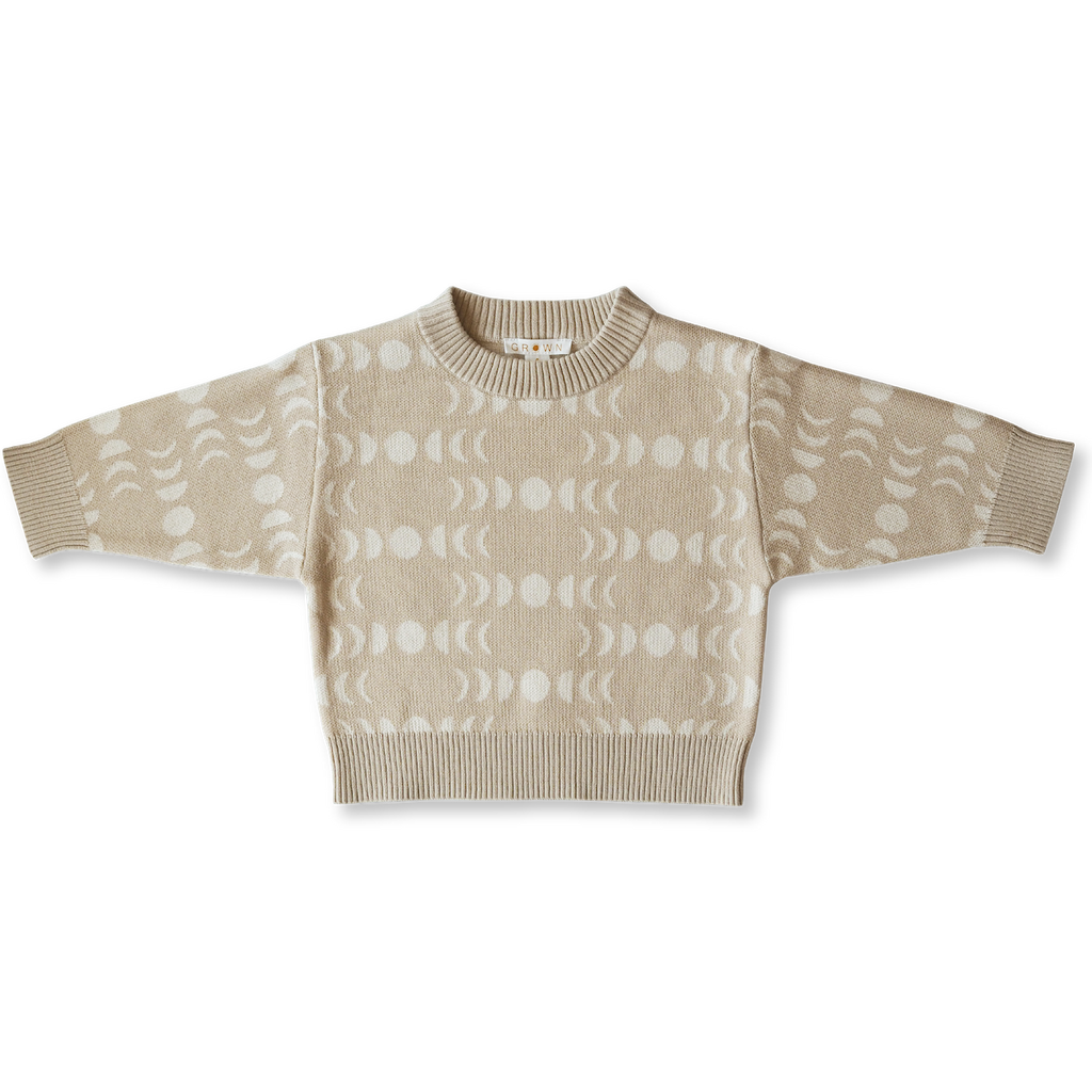 Grown Lunar Pull Over in Natural | 30% OFF | Size 000, 5, 6 | Children of the Wild