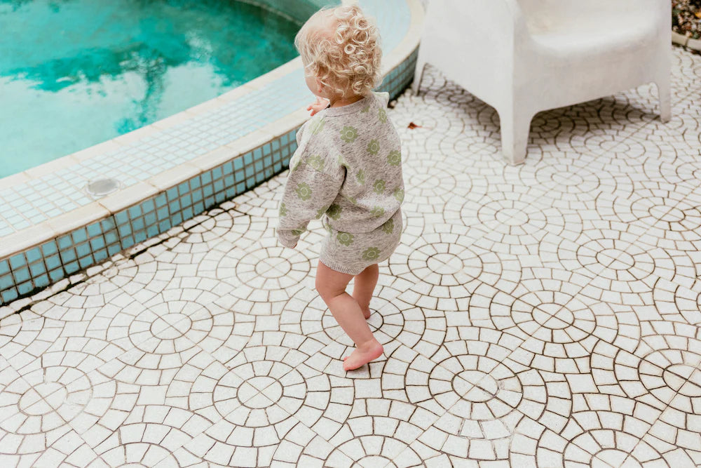 Grown Shop Pansy Pullover in Lime & Marle | 30% OFF | Children of the Wild