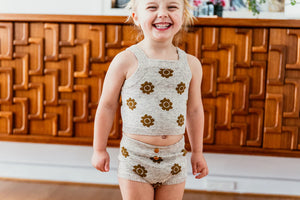 Grown Shop Pansy Bloomers in Mocha & Marle | 50% OFF | Children of the Wild