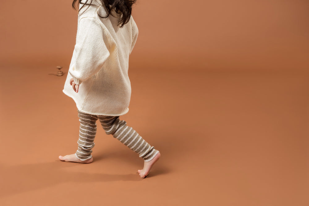 Grown Shop Ribbed Essential Leggings in Mocha Marle | 30% OFF | Children of the Wild