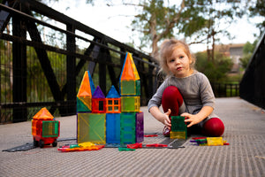 Children_of_the_Wild-Australia Connetix 100 Piece Magnetic Tiles Set