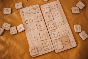 Q toys Wooden CVC Dual Word Boards | 25% OFF | Children of the Wild