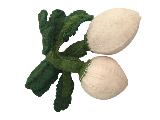 Papoose Fair Trade Felt Toy Turnip | 25% OFF | Play Food | Children of the Wild