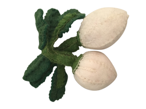 Papoose Fair Trade Felt Toy Turnip | 25% OFF | Play Food | Children of the Wild