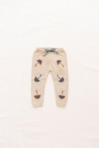 Fin and Vince Ribbed Knit Pants - Sand Umbrella | 40% OFF SALE | Children of the Wild