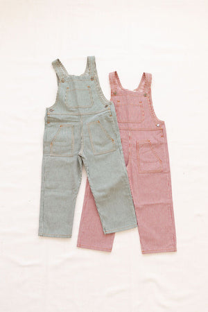 Fin and Vince Classic Overalls Chili Stripes | 30% OFF | Children of the Wild