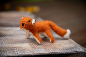 Papoose Fair Trade Felt Fox Toy | Small World | Children of the Wild