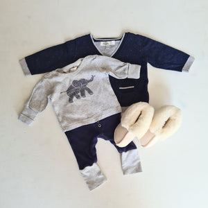 THRIFT Merino Mini Woolstar  - Australian Merino Wool Baby Slippers Size 0-6 months