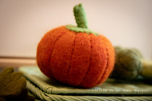 Papoose Fair Trade Felt Pumpkin Toy | Play Food | Children of the Wild