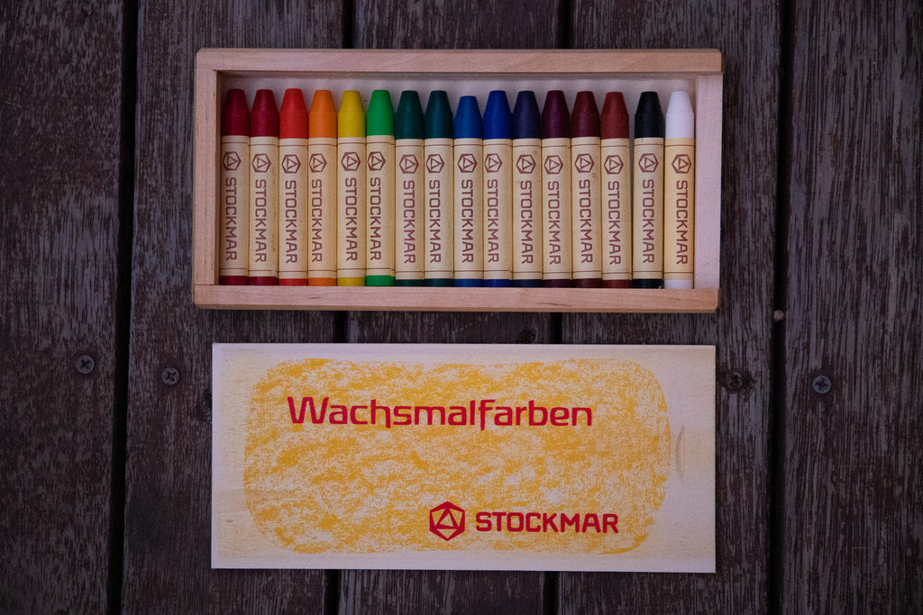 Stockmar Wax Crayons with 16 Sticks in a Wooden Box | 20% OFF | Children of the Wild