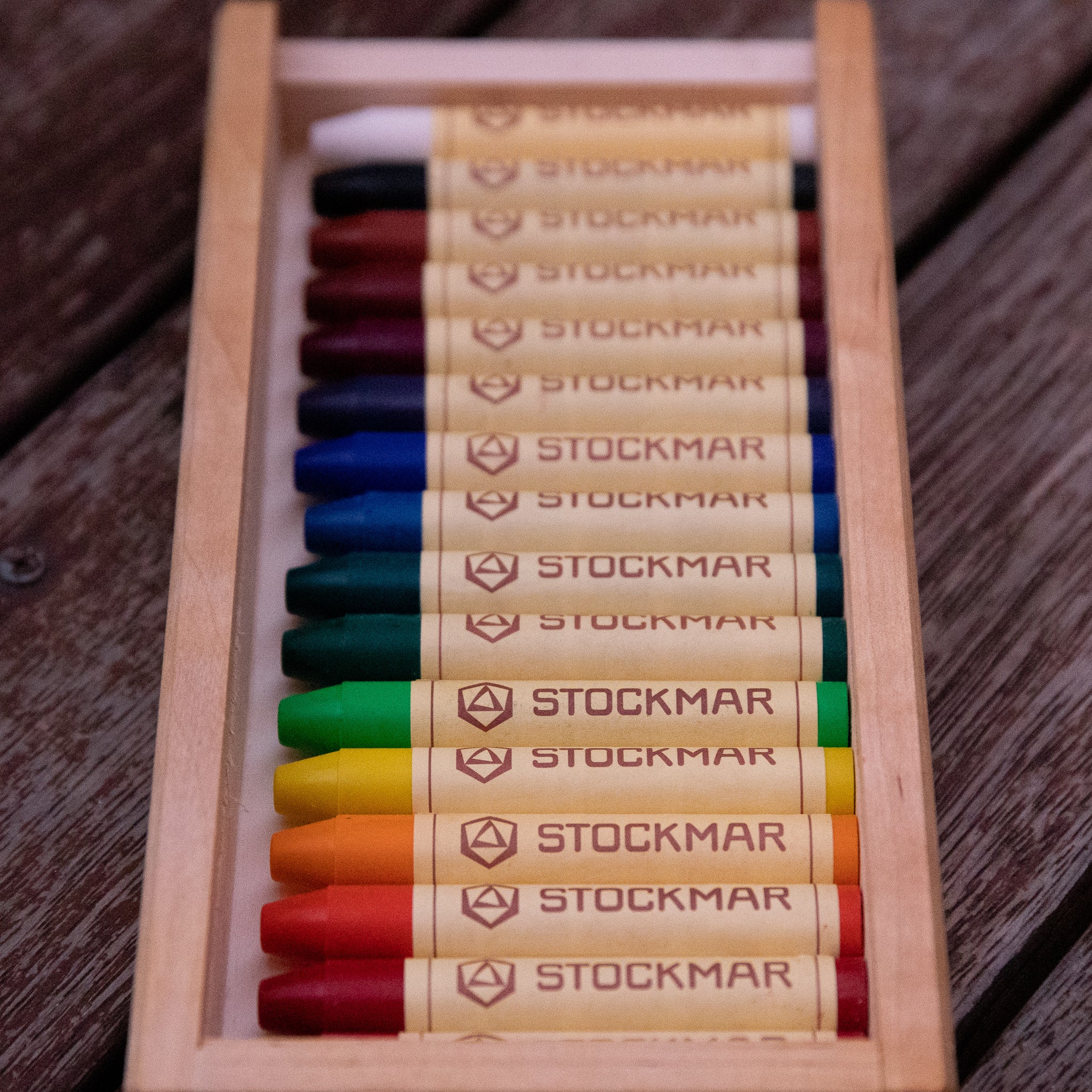 Stockmar Wax Crayons with 16 Sticks in a Wooden Box | 20% OFF | Children of the Wild