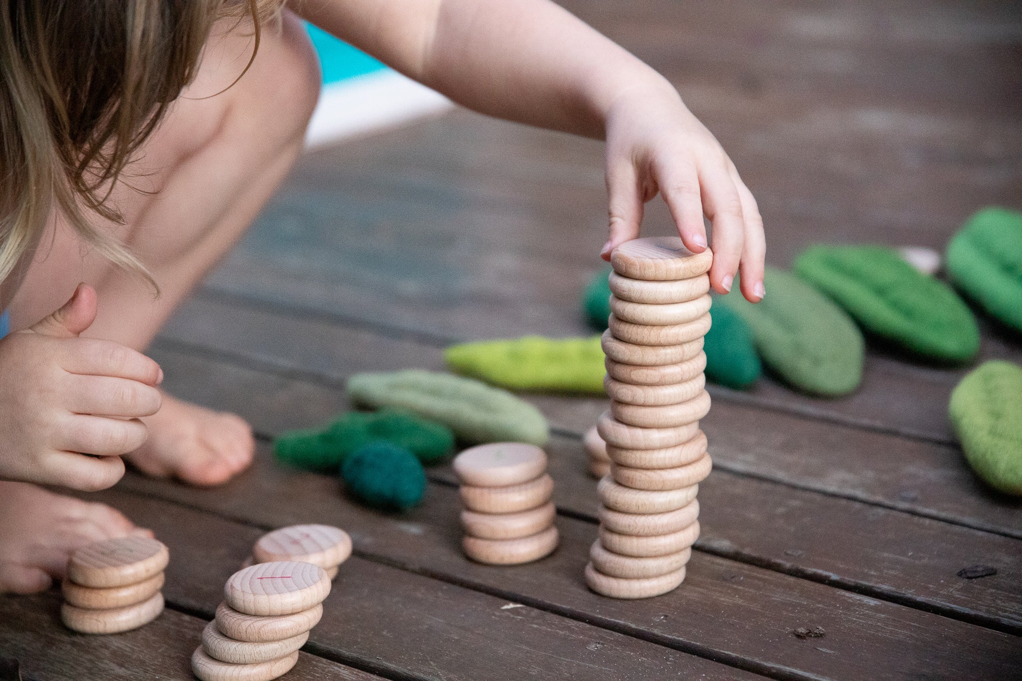 Grapat Wooden Toys - Coins to Count Set