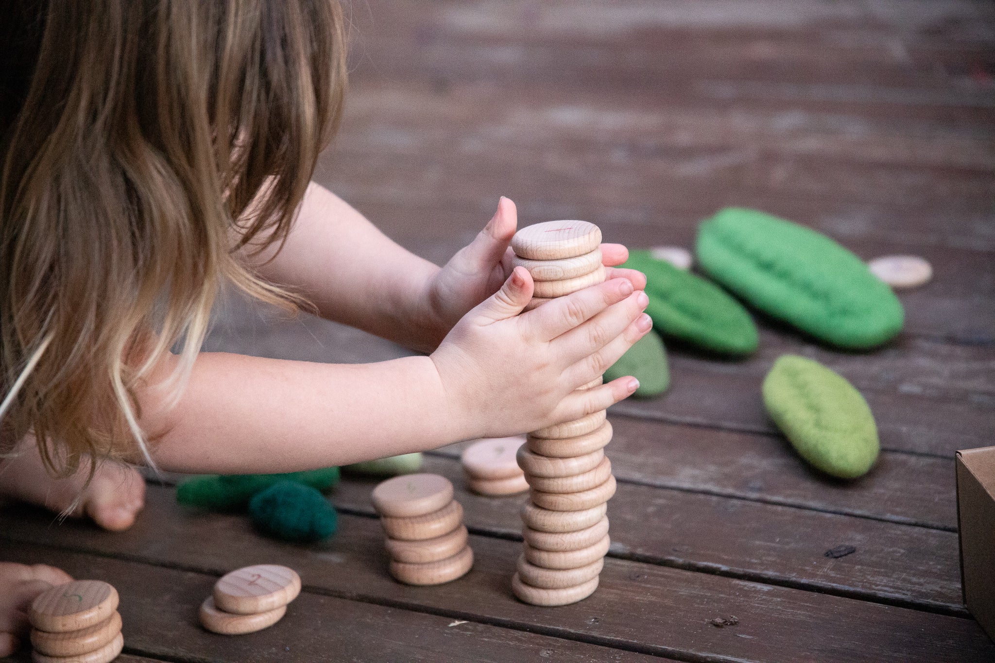 Grapat Wooden Toys - Coins to Count Set