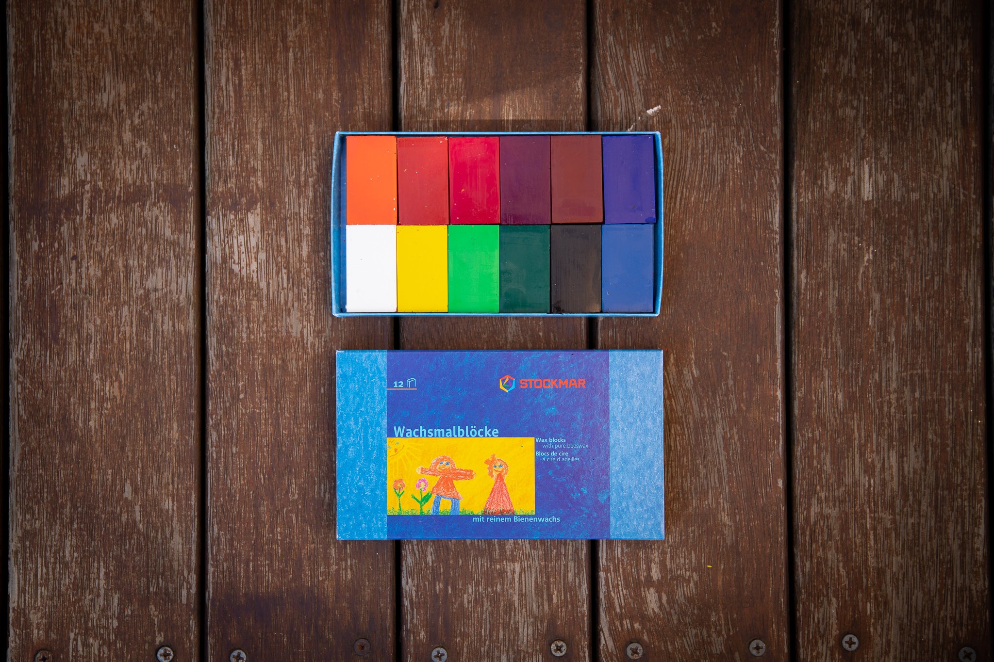 Stockmar Wax Crayons 12 Block Box | Children of the Wild