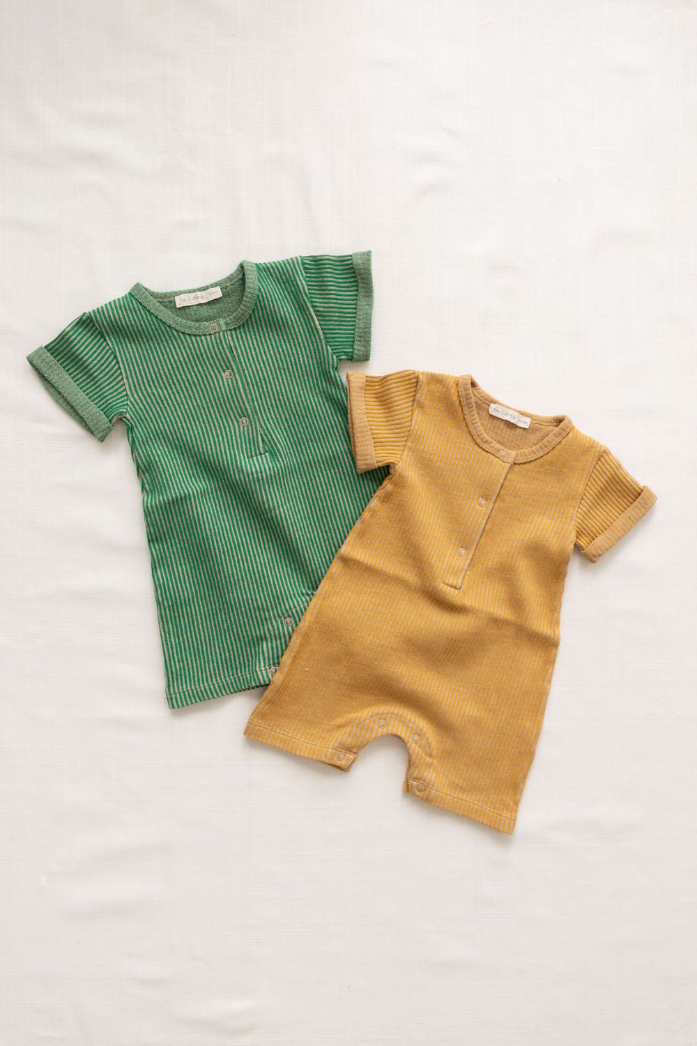 Fin and Vince Ribbed Terry One piece in Emerald | 50% OFF | Children of the Wild