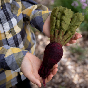 Children_of_the_WIld_Australia Papoose Fair Trade Felt Toy - Beetroot