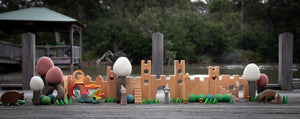 Children_of_the_Wild-Australia Bauspiel Castle Wooden Block Set