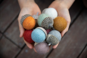 Papoose Fair Trade Felt Acorn Toy | Children of the Wild