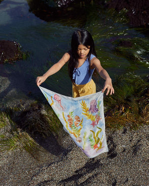 Sarahs Silks Kelp Forest Mini Playsilk | Children of the Wild