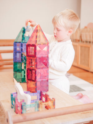 Connetix 120 Piece Pastels Creative Magnetic Tiles Pack | 10% OFF SALE | Children of the Wild