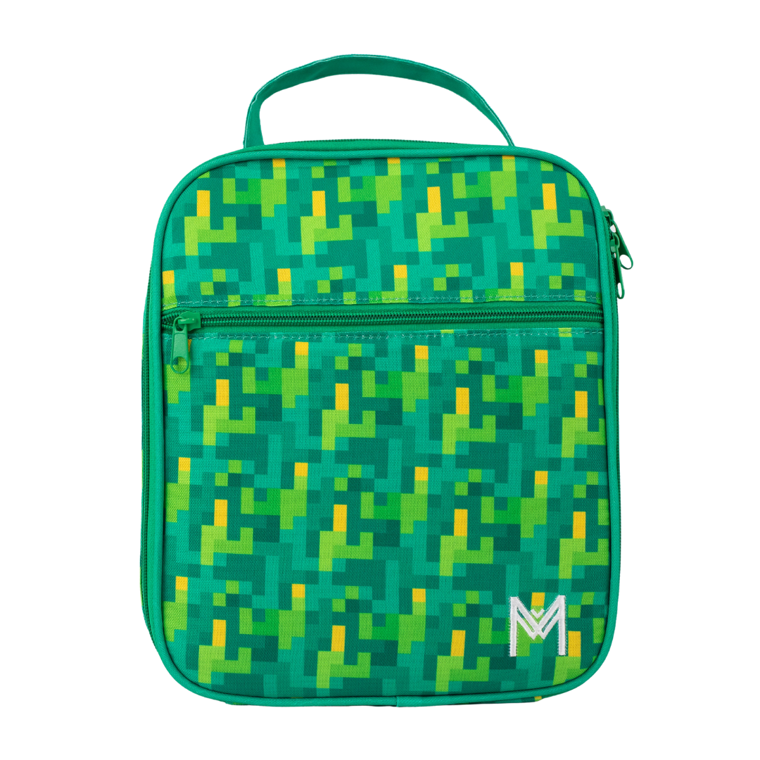 Montii Co Large Insulated Lunch Bag in Pixels | 50% OFF SALE | Children of the Wild