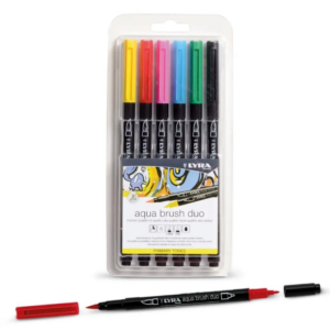 Lyra Aquabrush Duo Set of 6 Primary Pens | Children of the Wild