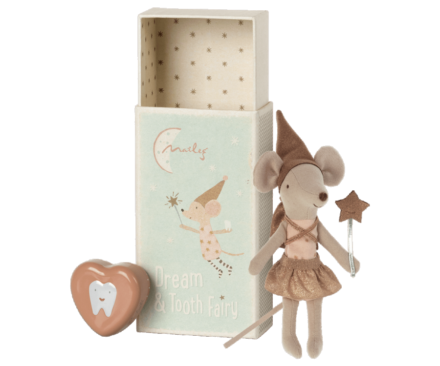 Maileg Tooth Fairy Mouse Rose Big Sister in Box | 2021 | Children of the Wild