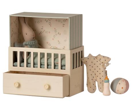 Maileg Baby Room with Micro Rabbit | Retired | Children of the Wild