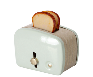 Maileg Miniature Toaster with Bread Mint | Dolls House Accessories | Children of the Wild