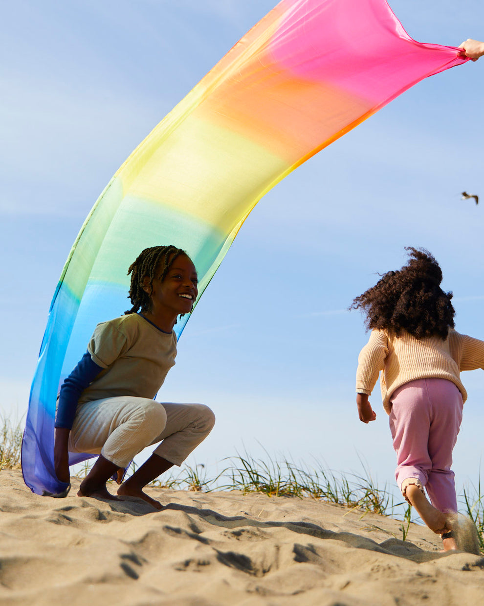 Sarahs Silks Giant Playsilk in Rainbow | Children of the Wild