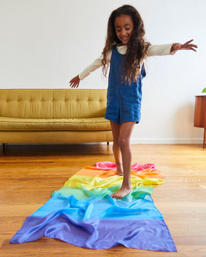 Sarahs Silks Giant Playsilk in Rainbow | Children of the Wild