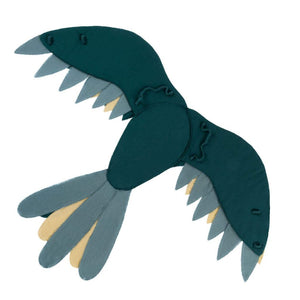Numero 74 Phoenix Costume with Wings in Teal S022 | Children of the Wild