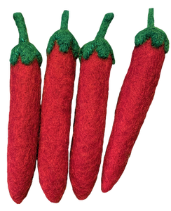 Papoose Red Chillies Felt Food | 25% OFF | Children of the Wild