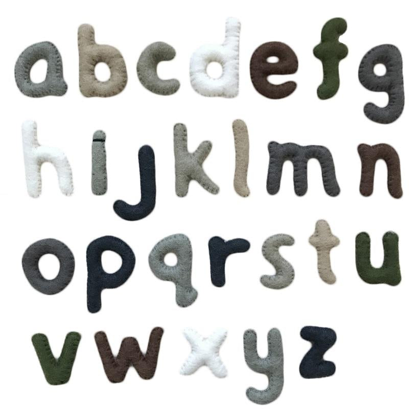 Papoose Lower Case Felt Letters | Children of the Wild
