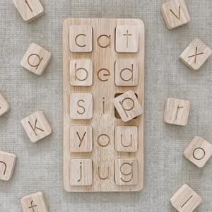 Q toys Wooden CVC  Single Word Board | 25% OFF | Children of the Wild