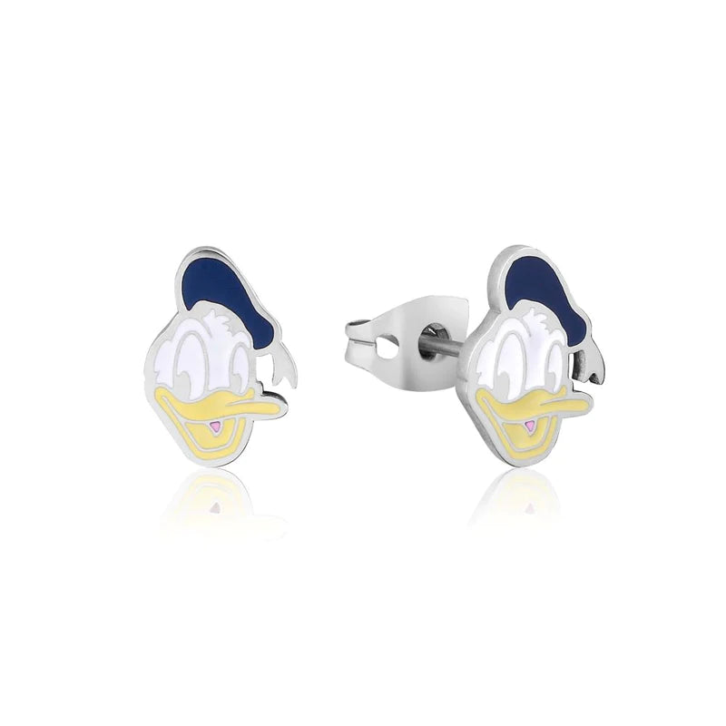 Couture Kingdom Donald Duck Enamel Stud Earrings | Mickey and Friends | Children of the Wild