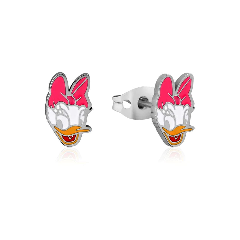 Couture Kingdom Daisy Duck Enamel Stud Earrings | Mickey and Friends | Children of the Wild