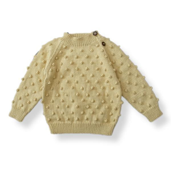 Shirley Bredal Bubble Sweater Lemon | 20% OFF | Cotton | Children of the Wild
