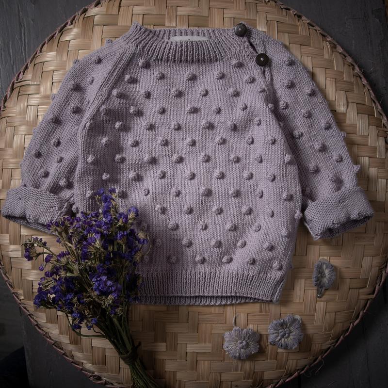 Shirley Bredal Bubble Sweater Lilac 25% OFF Cotton Children of the Wild